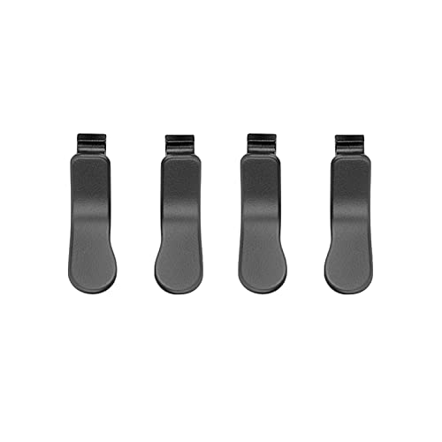 TOMSIN 4 pcs Mini Paddles, Metal Stainless Steel Replacement Parts for Xbox One Elite Controller Series 2 Model 1797 (Black)