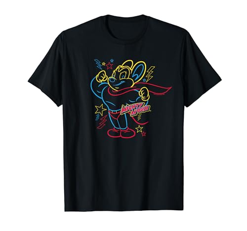 Mighty Mouse Neon Hero T-Shirt