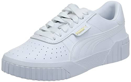 PUMA Women's CALI Sneaker, Puma White-Puma White, 8