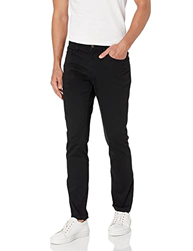 Amazon Essentials Men's Skinny-Fit 5-Pocket Comfort Stretch Chino Pant (Previously Goodthreads), Black, 28W x 28L