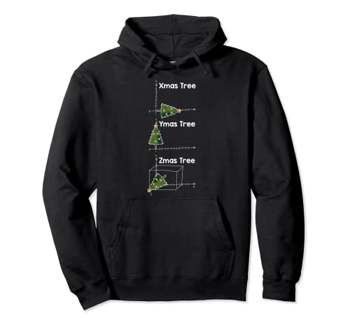 Xmas Ymas Zmas Tree - Christmas Mathematician Math Teacher Pullover Hoodie