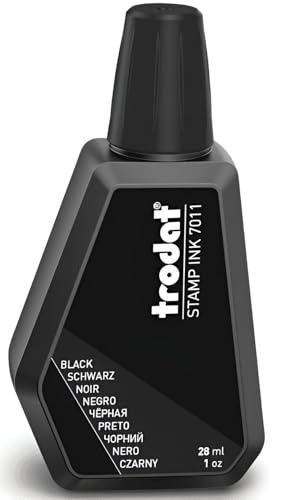 Trodat 55886 28 ml 7011 Stamp Pad Ink - Black