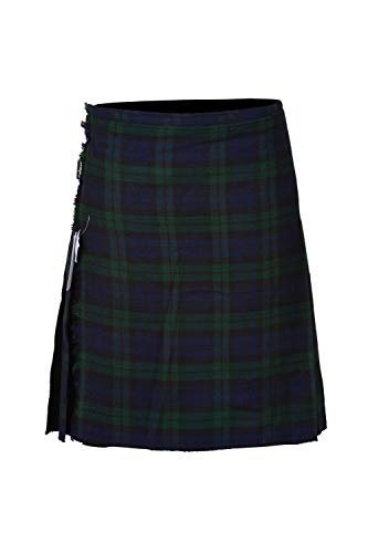 Allsafe Traders Scottish Traditional Tartan Kilt for Kids, Boys and Girls | Toddler Kilts (Black Watch, 5X-Small (W 22', L 12'))