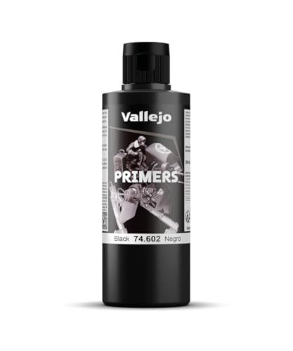 Vallejo Black Primer Acry-Poly 200ml Paint