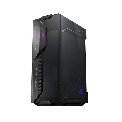 ASUS ROG Z11 Mini-ITX/DTX Gaming Case with Patented 11° Tilt Design, Compatible with ATX Power Supply,3-Slot Graphics, Front I/O USB 3.2 Gen 2 Type-C, 2x USB 3.2 Gen 1 Type-A and ARGB Control Button