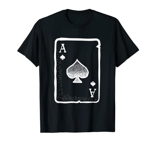 Ace of Spades Poker Playing Card Halloween Costume T-Shirt