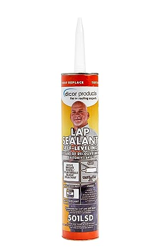 DICOR Corp 501LSD-1 RV Maintenance and Repair (501Lsd-1 Dicor Self Leveling Lap Sealant - Dove Brite White) (Packaging may vary)