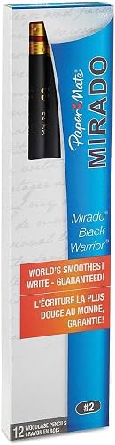 Paper Mate Medium Soft Lead Pencils, #2, Mirado Black Warrior, Box of 12 (2254) Office Supply Product
