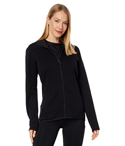 Arc'teryx Kyanite Jacket Women's | Durable Stretch Fleece Layering Jacket | Black, Medium