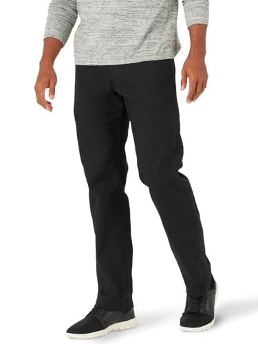 Lee Men's Extreme Motion Canvas Cargo Pant Black 36W x 32L
