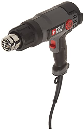 PORTER-CABLE Heat Gun, 1500 Watt, Dual Temperature Settings, Corded (PC1500HG) Black
