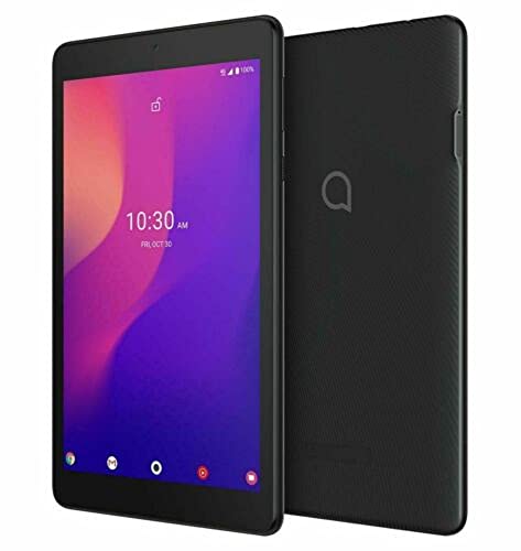 Alcatel Joy Tab 2 32GB Android Tablet 8.0' Display 9032W WiFi+4G LTE (T-Mobile only) - Black (Renewed)