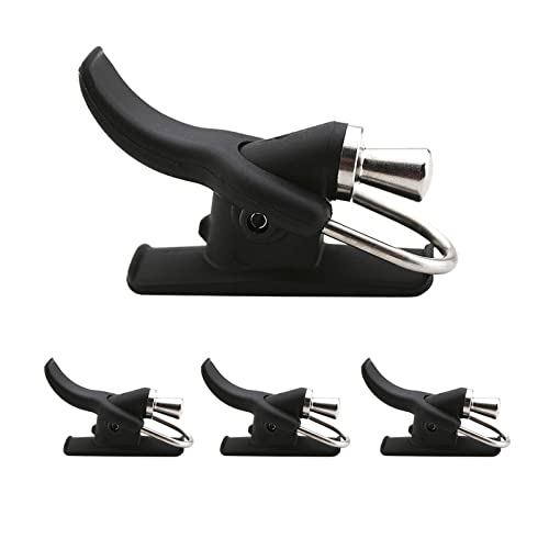 CDIYTOOL 4pcs Fishing Casting Trigger, Cannon Surf Fishing Trigger Aid Fixed Spool Casting Aid Black Marine Fishing Rod Clamp Thumb Button Trigger Bionic Finger for Fishing Security Finger Protector