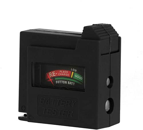 Hyper Tough BATTERY TESTER Tests D C AA AAA 9V 1.5V BUTTON CELL BATTERIES Pocket