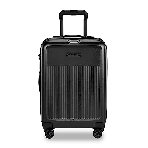 Briggs & Riley Sympatico Hardside International Spinner Luggage, Matte Black, 21-Inch Carry-On