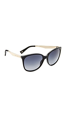 Marc Jacobs Women's MARC203/S Cat-Eye Sunglasses, Black, 56 mm