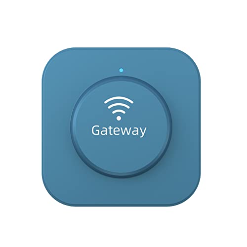 SMONET Keyless Entry Electronic Smart Door Lock Wi-Fi G2 Gateway, Wi-Fi Bridge, Remotely Control Your Smart Lock, Blue