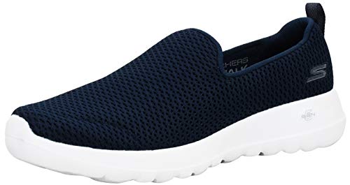 Skechers Women's Go Walk Joy Sneaker, Navy/White, 8 Wide