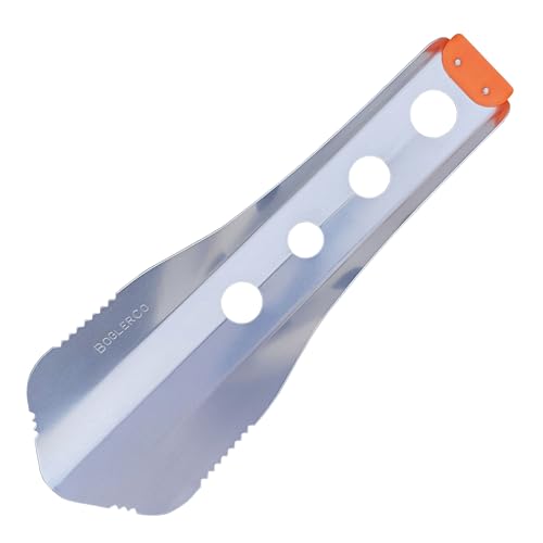 BoglerCo Ultralight Backpacking Trowel, 0.48 oz (13.5g) Orange