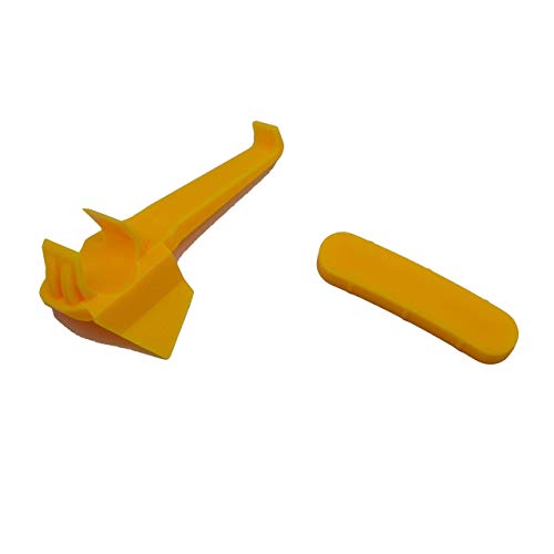 Tire Changer Plastic Insert, Tire Machine Guard, Wheel Rim Edge Protector for Mount Duck Head, Nylon Tyre Demount Fitting Head Part, 6 Front (Upper) + 6 Rear (Lower) Insert Kit/Pack, 1 Pack, 01YKL