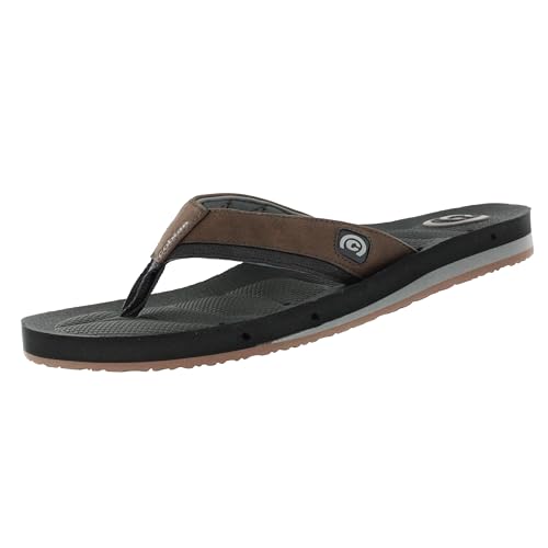 Cobian Men's Water Friendly Draino 2 Flip Flops, Charcoal, 11