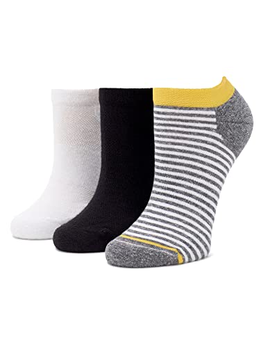 HUE Eco Sport Tab Back No Show 3 Pair Pack