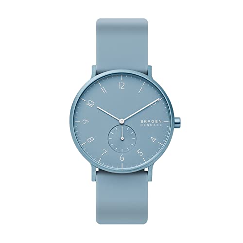 Skagen Aaren Kulør Analog Blue Dial Unisex's Watch-SKW6509