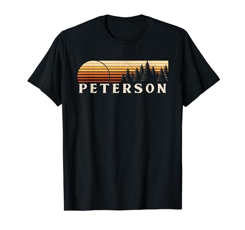 Peterson, FL Vintage Evergreen Sunset Eighties Retro T-Shirt
