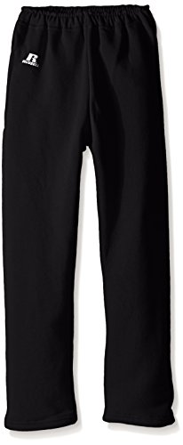 Russell Athletic boys Youth Dri-power Fleece Sweatpants & Joggers Hoody, Sweatpants - Black, Large US