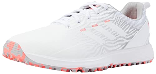 adidas Women's S2G Spikeless Golf Shoes, Footwear White/Footwear White/Grey Two, 8.5