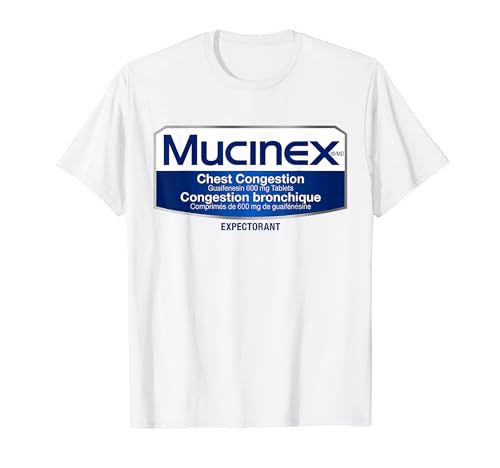 Funny Nurse Pharmacy Halloween Costume Mucinex Expectorant T-Shirt