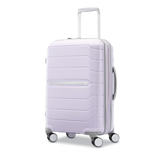 Samsonite Freeform Hardside Expandable with Double Spinner Wheels, Carry-On 21-Inch, Lilac