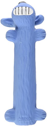 Multipet Original Loofa Dog Latex Ruff 6' Dog Toy, Assorted Colors for small breeds.