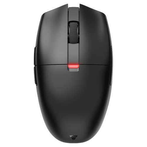 FANTECH ARIA XD7 Wireless Gaming Mouse - Pixart 3395 Gaming Sensor 26000 DPI, HUANO Switches, Super Lightweight 59 Grams and Ambidextrous Egg Shape, 3-Mode Connectivity, Black