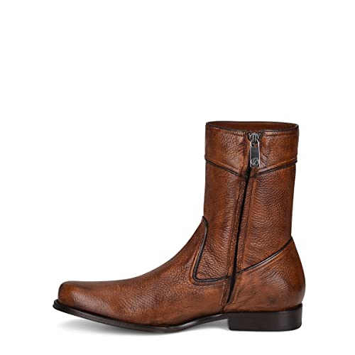 FRANCO CUADRA Men's Boot in Genuine Deer Leather Brown, G08VNVN, Size 9