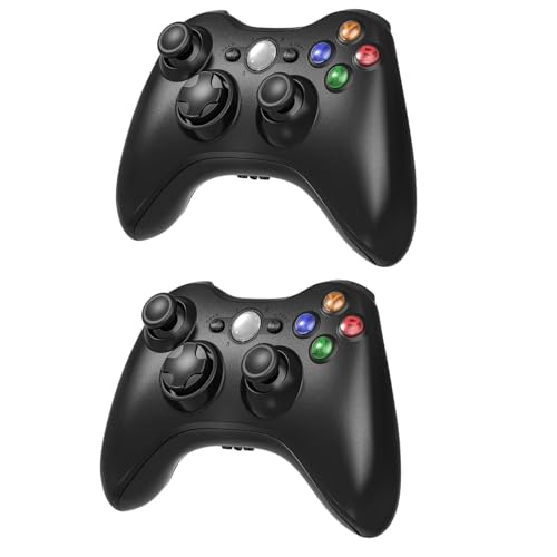 Prodico Xbox 360 Wireless Controller 2 Pack, 2.4G Wireless Controller for Xbox 360 & Slim PC Windows 7