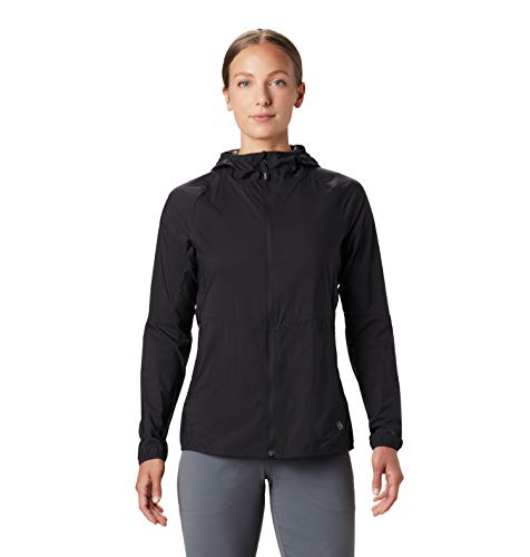 Mountain Hardwear Women's Standard KOR Preshell Hoody, Black, Large