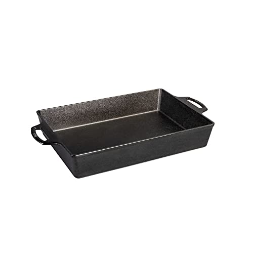 Lodge 9'x13' Cast Iron Casserole, Black