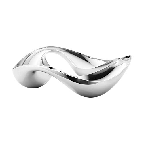 Georg Jensen Cobra Triple Snack Bowl, Stainless Steel