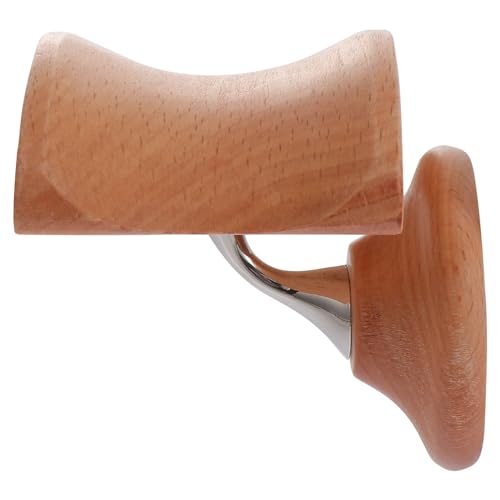 UKCOCO 1 Set Headset Solid Wood Headphone Stand Wood Bracket Wall Mounted Holder Wooden Stand PC Gaming Headset Stand Headphone Rack Headphone Wall Rack Office Headset Rack Headset Holder