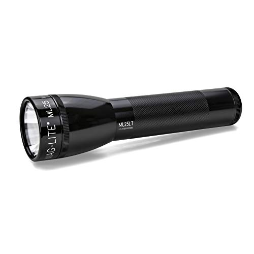 Maglite ML25LT LED 2-Cell C Flashlight, Black
