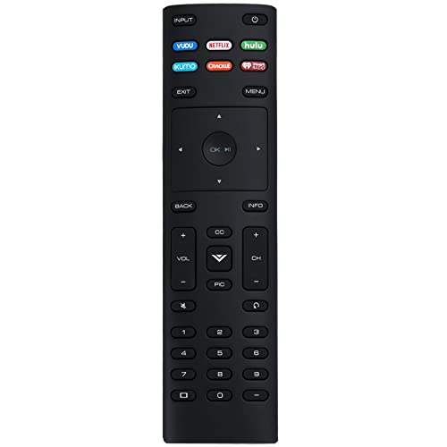 XRT136 Replace Remote Control fit for VIZIO Smart LED TV E55-E1 E55-E2 E32-D1 E43-E2 E65-D1 E48-D0 E48U-D0 E49U-D1 E50-D1 E50-E1 E50-E3 M60-D1 M65-D0 M65-E0 M70-D3 M70-E3 M75-E1 P75-E1 M55-E0 M55-D0