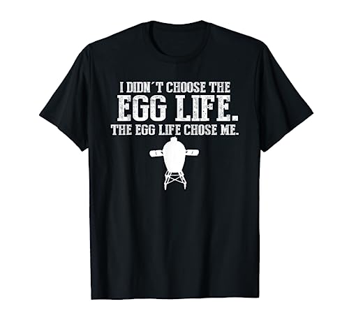 Funny Big Green BBQ Pit Egg Smoker Pitmaster Gift For Dad T-Shirt