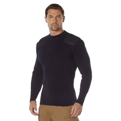 Rothco Acrylic Commando Sweater, Navy, Medium
