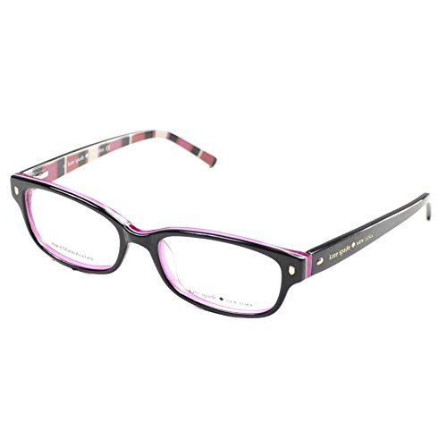 Kate Spade Lucyann Eyeglasses-0X78 Black Pink Striped-49mm