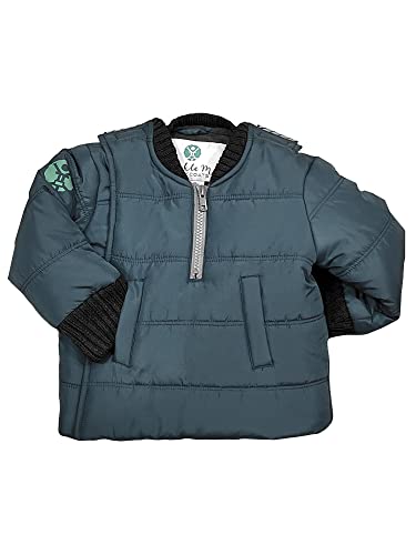 Buckle Me Baby Coats - Safer Car Seat Toddler Boys Warm Winter Jacket/Quick Close Winter Coat - Deepest of Oceans Blue - Size 24 Months - As Seen On Shark Tank