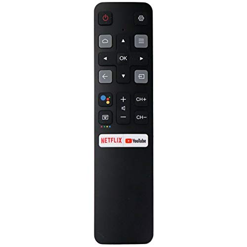 BESIA New Remote RC802V FNR1 fit for TCL TV 40S334 50S434 55S434 75S434 40S330 70S430 32S334 55S435 50S435 43S43432S6500A 65P8S 65P8 55P8S 49S6800FS 49S6800 32S6500S 32S6800S 32S6510S 32A325 32A323