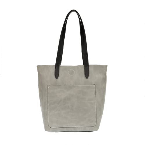 Joy Susan Women's Tally Tote Cedar Handle Handbag - Grey
