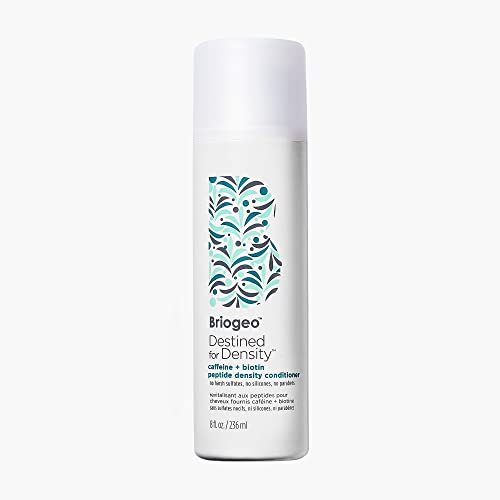 Briogeo Destined For Density Caffeine + Biotin Peptide Density Conditioner, Increases Hair Thickness and Density, Vegan, Phalate & Paraben-Free, 8 oz