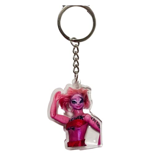 Jasper The Doll Merch, Keychain, Two Sided, Clear, Acrylic
